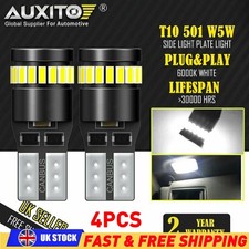 AUXITO 4x T10 501 W5W 3030 SMD