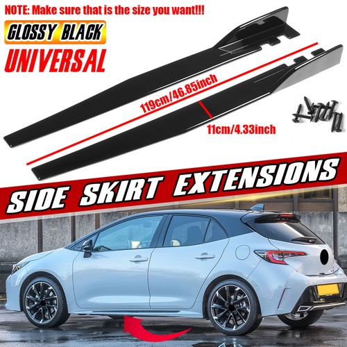 119cm gloss side skirts - gloss,