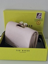 Ted Baker Alyesha Leather Teardrop Crystal Mini Bobble Purse - Light Pink