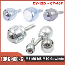 Ball Transfer Bearing Unit Casters Conveyor Roller Male Thread Bolt M5 M6 M8 M10