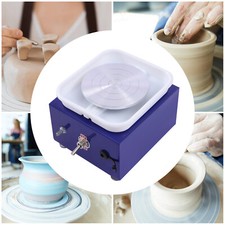 24W Mini Pottery Wheel Electric Ceramic Work Forming Machine DIY Clay Tools NEW