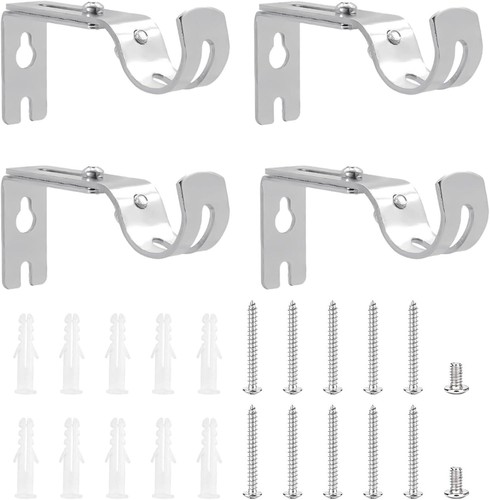 Pcs curtain pole brackets - 4,