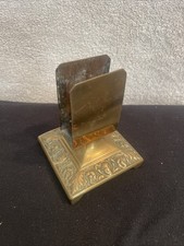 Antique Brass Match Box Holder