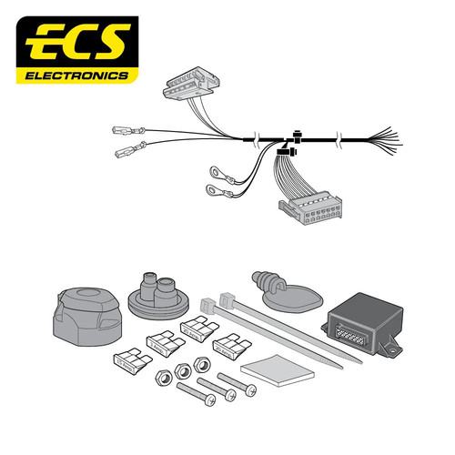 Towbar wiring kit pin - kit, 13