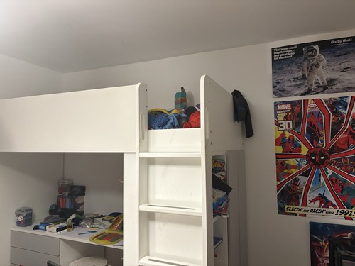 Ikea high sleeper bed - sleeper, with
