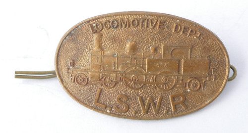 Lswr locomotive dept brass - locomotive,