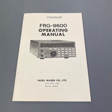 Yaesu FRG - 9600 Operating