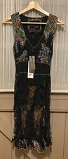 Joe Browns Sacred Spirit Navy Floral Crinkled Tunic Dress – Size 8 – BNWT 