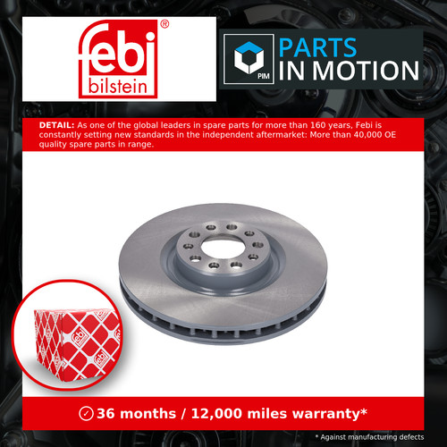 Brake discs pair vented - 2x,
