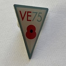 Poppy Metal Badge. VE 75. 