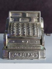 RETRO VINTAGE ONE ARMED BANDIT MUSICAL MONEY BOX..9cm TALL 