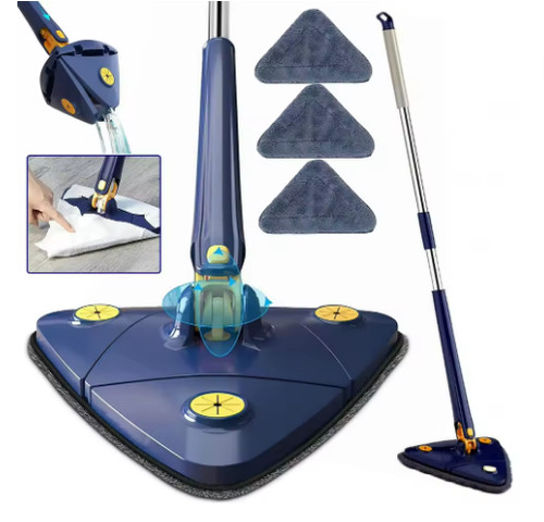 Cleaning triangle mop - triangle, water