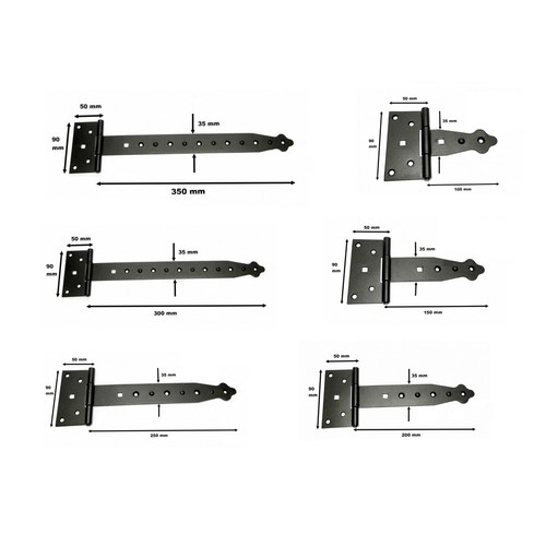 Tee hinges black high quality - tee,