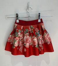 Monnalisa Skirt Age 2 VGC red