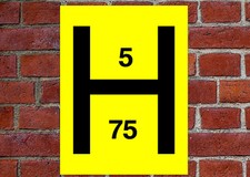 Fire Hydrant Marker sign or