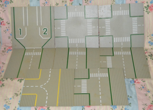 Vintage lego town base boards - town,