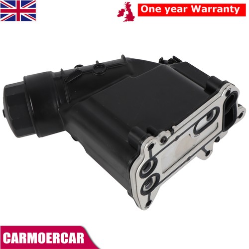 Oil filter housing with - oil,