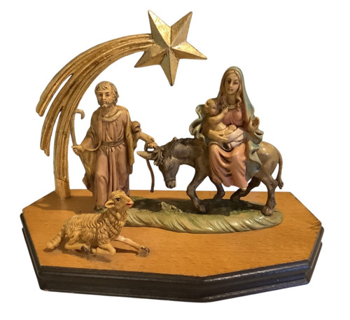 Vintage nativity holy family - nativity,
