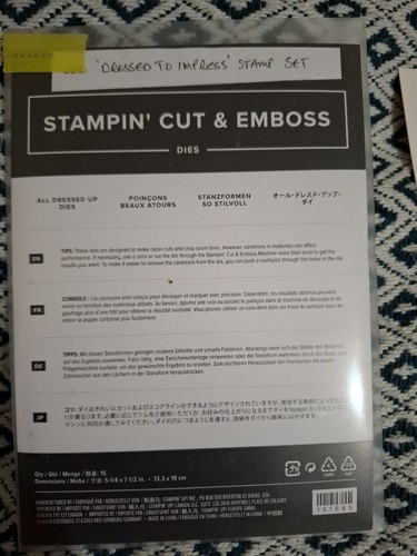 Stampin cut emboss - stampin'up,