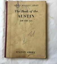 Vintage book of The Austin Pitmans Motorist library A50 & A55 1961