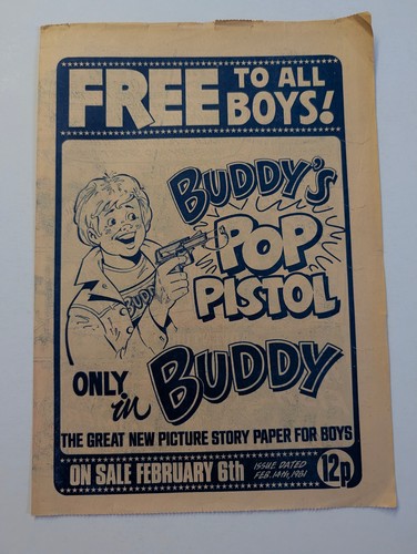 The buddy comic pink flyer - the,