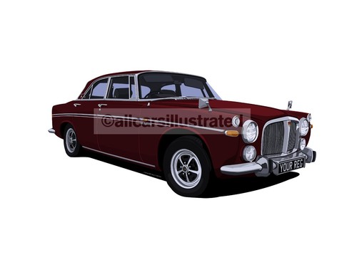Rover p5b coupe car - p5b, print
