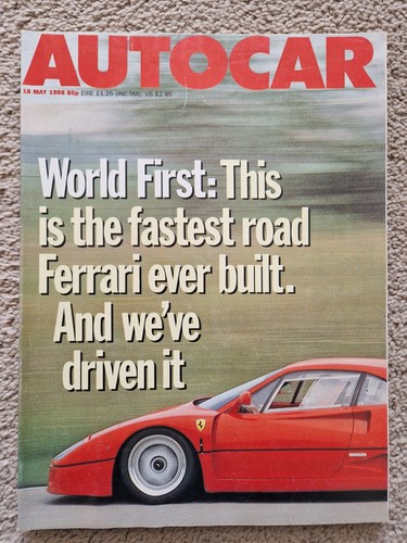 Autocar magazine 1988 - autocar,