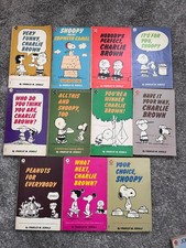 11 x Vintage Charlie Brown by Charles M. Schulz Book Bundle Peanuts Snoopy