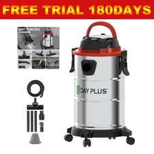 Wet & Dry Vac, Electric 3 in 1 Vacuum Workshop Cleaner 2000W Tool Socket Outlet
