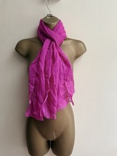 Vintage fuchsia pink silk