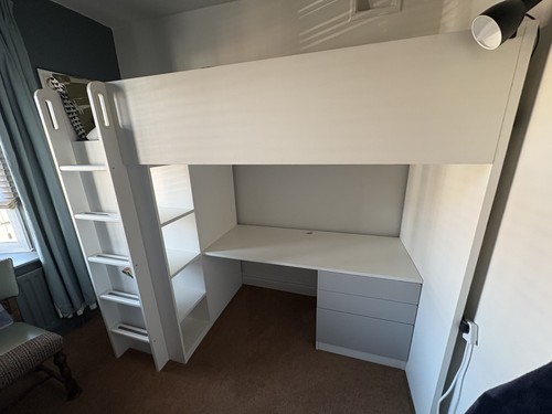 Ikea high sleeper bed - sleeper, with