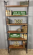 Mid Century Staples Vintage Retro 70s  LADDERAX ￼ Wall Shelving System Unit.