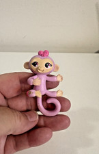 Fingerlings Mini Bella Pink Baby Monkey 2.5" Pencil Topper Hugger Vinyl