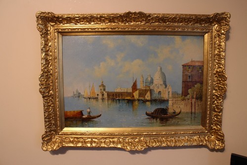 Oil canvas william meadows - oil,