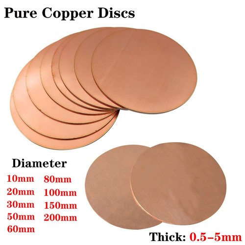 Solid round copper - solid, pure