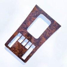 Mercedes W126 C126 SEC Center Console Cover Wood  Zebrano / Walnut A1266803409