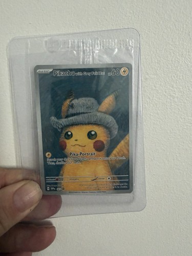 Pikachu with grey felt - with,