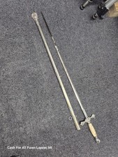 Antique~ MC Lilley & Co Masonic Knights Templar Sword w/Ornate Scabbard