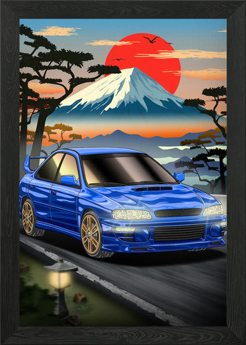 Subaru impreza wrx 22b driving - subaru,