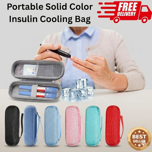 Portable insulin cooling bag - insulin,
