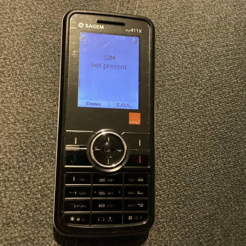 Sagem my411x black mobile - black,
