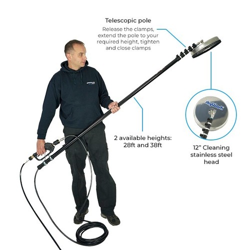 Skywash roof cleaning system - cleaning,