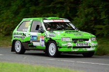 Rally Car Photo 12x8 -