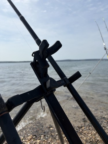 Fishing rod tripod stand extra - rod,