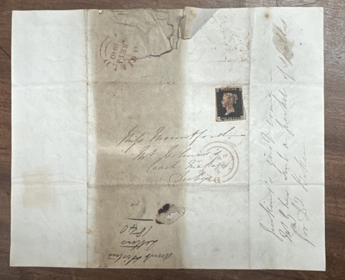 Penny black stamp - penny, sep