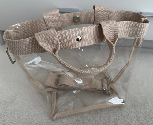 Transparent tote detachable - transparent,