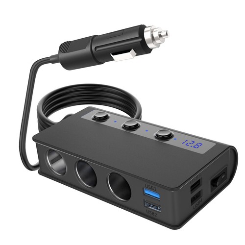 Car cigarette lighter - lighter, 3-socket