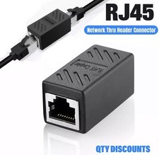 RJ45 Female To Female CAT6 5e Network LAN Ethernet Cable Plug Connector Adapter