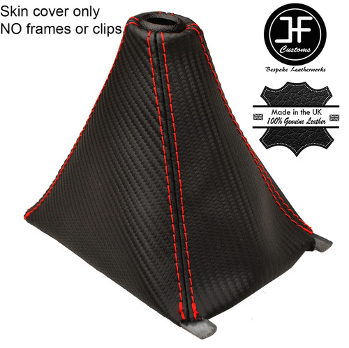 Red stitch carbon fiber vinyl - red,