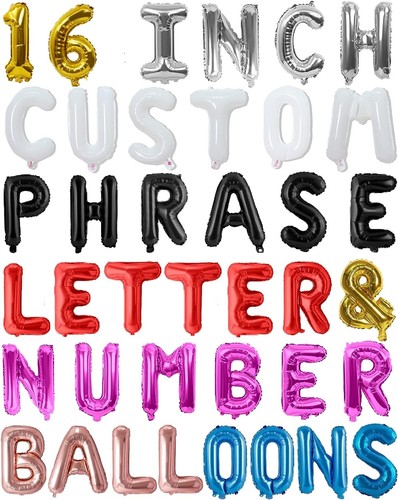 Letters numbers foil - letters,